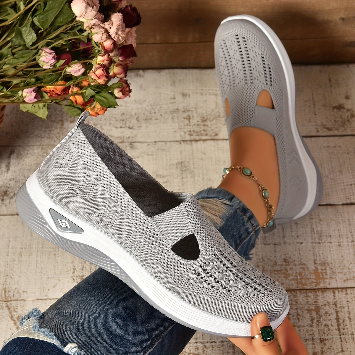Pantoufles ergonomiques pour femmes avec soutien de la voûte plantaire, pour intérieur et extérieur, semelle antidérapante, chaussons confortables | Sansoti