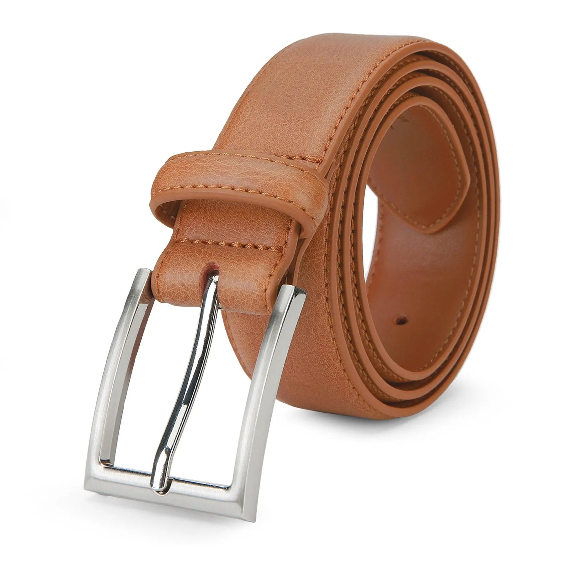 Leren Riem met Klassieke Gespsluiting voor Mannen en Vrouwen – Premium Kwaliteit in 7 Kleuren | Sansoti