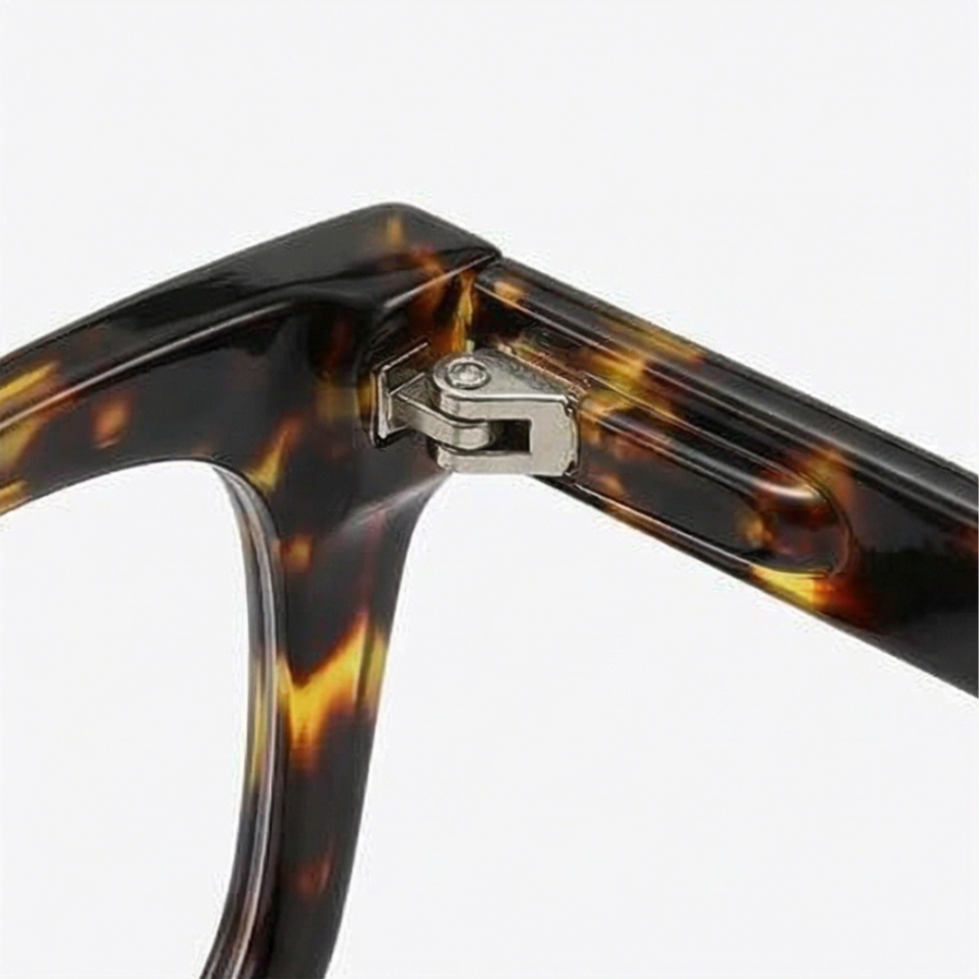 Oversized Leesbril met Schildpaddenmotief – Bluelight Filter & Veermechanisme | Sansoti
