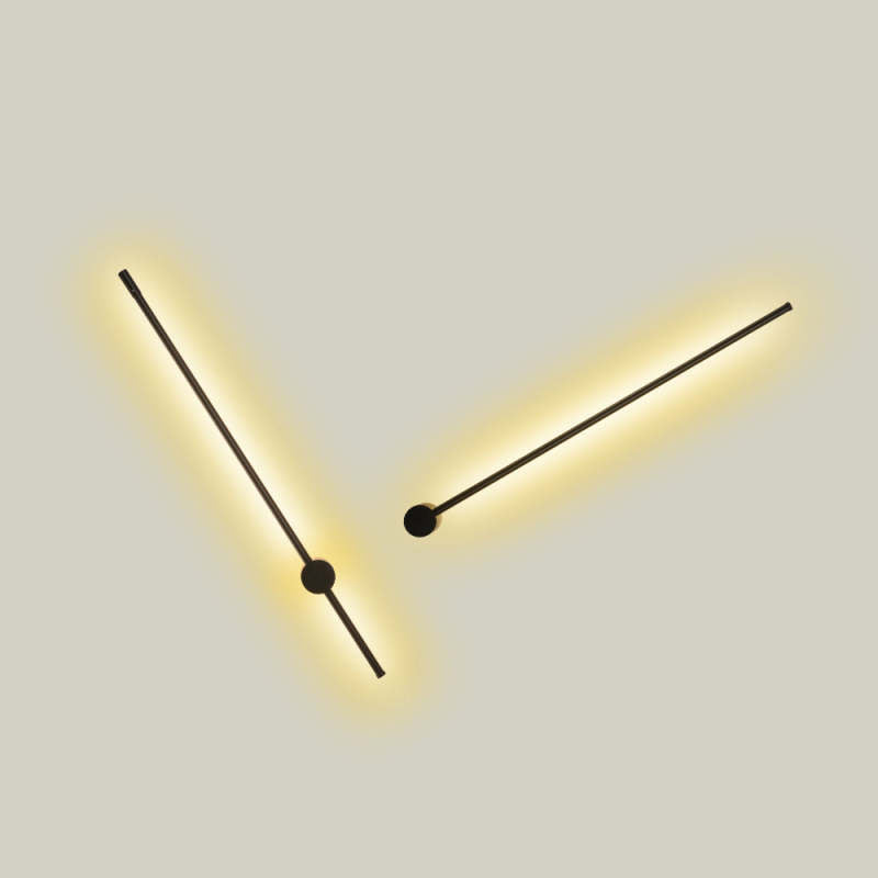Minimalist Metal Wall Light with Linear Design for Living Room Bedroom Dining Room Reading Corner Ambient Lighting | Sansoti