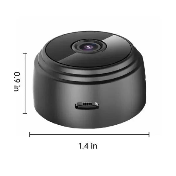 Draadloze Beveiligingscamera met Magnetische 360° Montage en Nachtzicht voor Auto | Sansoti