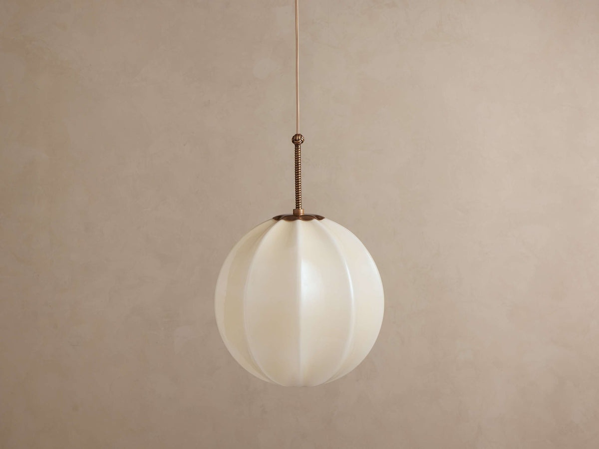 Suspension en verre blanc crème et laiton, style vintage, 12-20 cm, pour salle à manger, entrée et pièce à vivre, éclairage d’ambiance rétro | Sansoti
