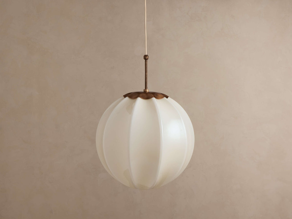 Suspension en verre blanc crème et laiton, style vintage, 12-20 cm, pour salle à manger, entrée et pièce à vivre, éclairage d’ambiance rétro | Sansoti