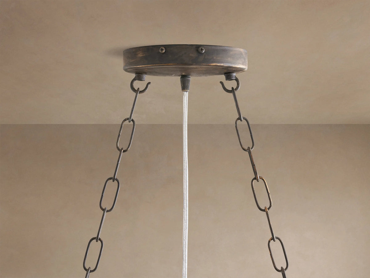 Lustre avec finition dorée, 6 à 12 sources lumineuses, suspension en fer fabriquée à la main, réglable, pour table à manger | Sansoti