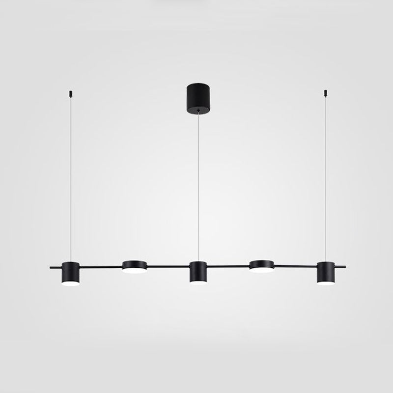Hängeleuchte Aluminium Schwarz Gold LED 3 5 6 Flammig Küche Wohnzimmer Esszimmer Deckenlampe Strahler Industrial Modern | Restfield
