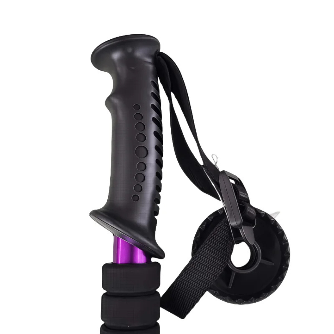 Inklapbare Wandelstokken 4-delig Verstelbaar 64-134cm Aluminium Lichtgewicht Trekking Bergen Outdoor | Sansoti