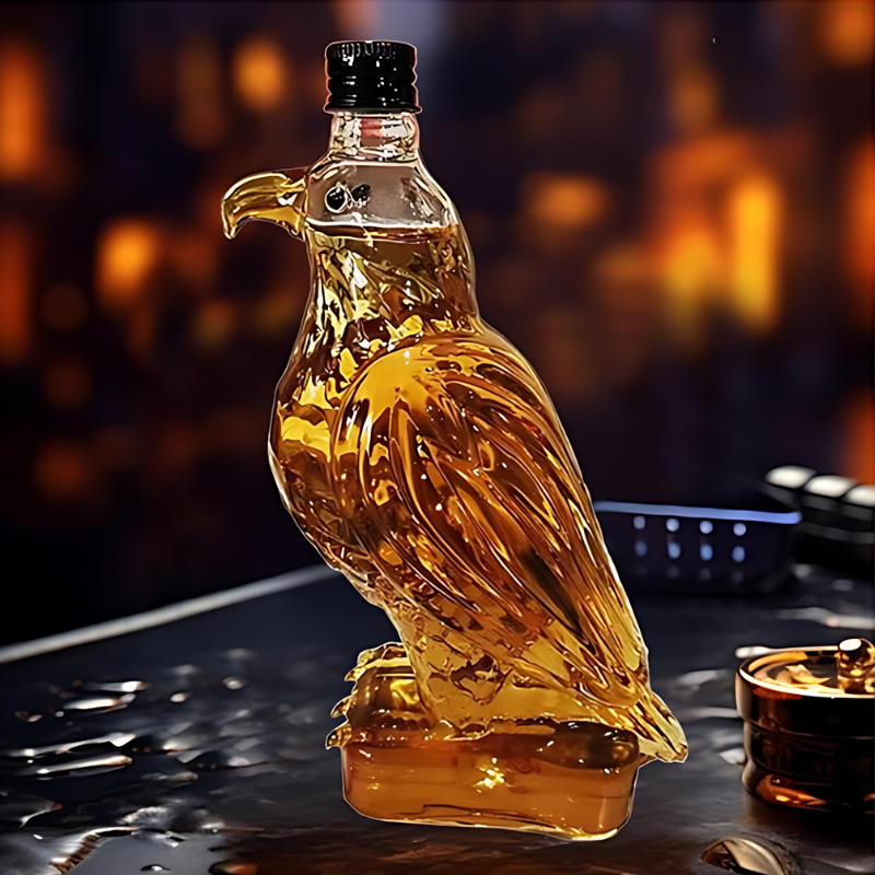 Tierflasche Dekorative Glasflasche in Tierform Dackel Katze Drache für Wohnzimmer Tisch Küche Dekoration Geschenk | Sansoti
