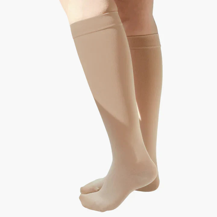 Compression Socks with Graduated Compression Seamless Breathable Black Skin Tone S to 7XL Comfortable Socks for Everyday Wear | Sansoti