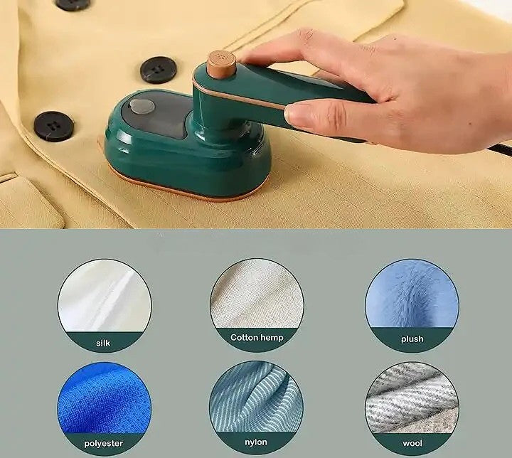 Portable Mini Iron for Travel — Compact Steam Iron for All Fabrics — Home and On the Go | Sansoti
