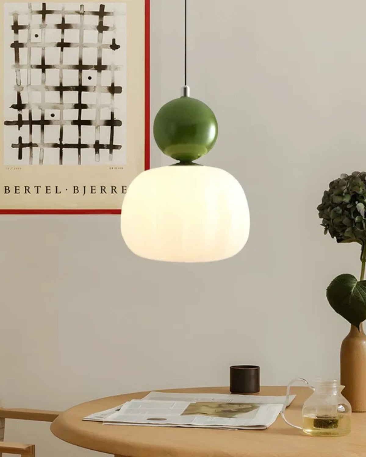 Art Deco Hanglamp Sculptuur met Warme Gloed voor Woonkamer Eetkamer | Sansoti