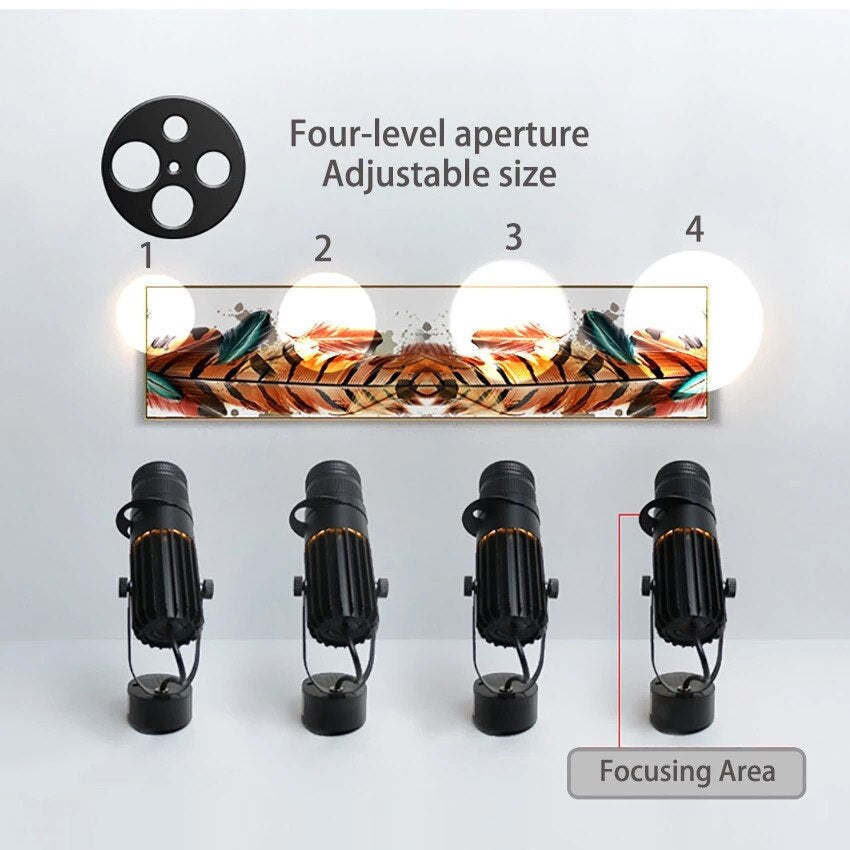 Verstelbare LED Opbouwspot 7-20W met Dimbaar Licht voor Accentverlichting en Sfeer | Sansoti