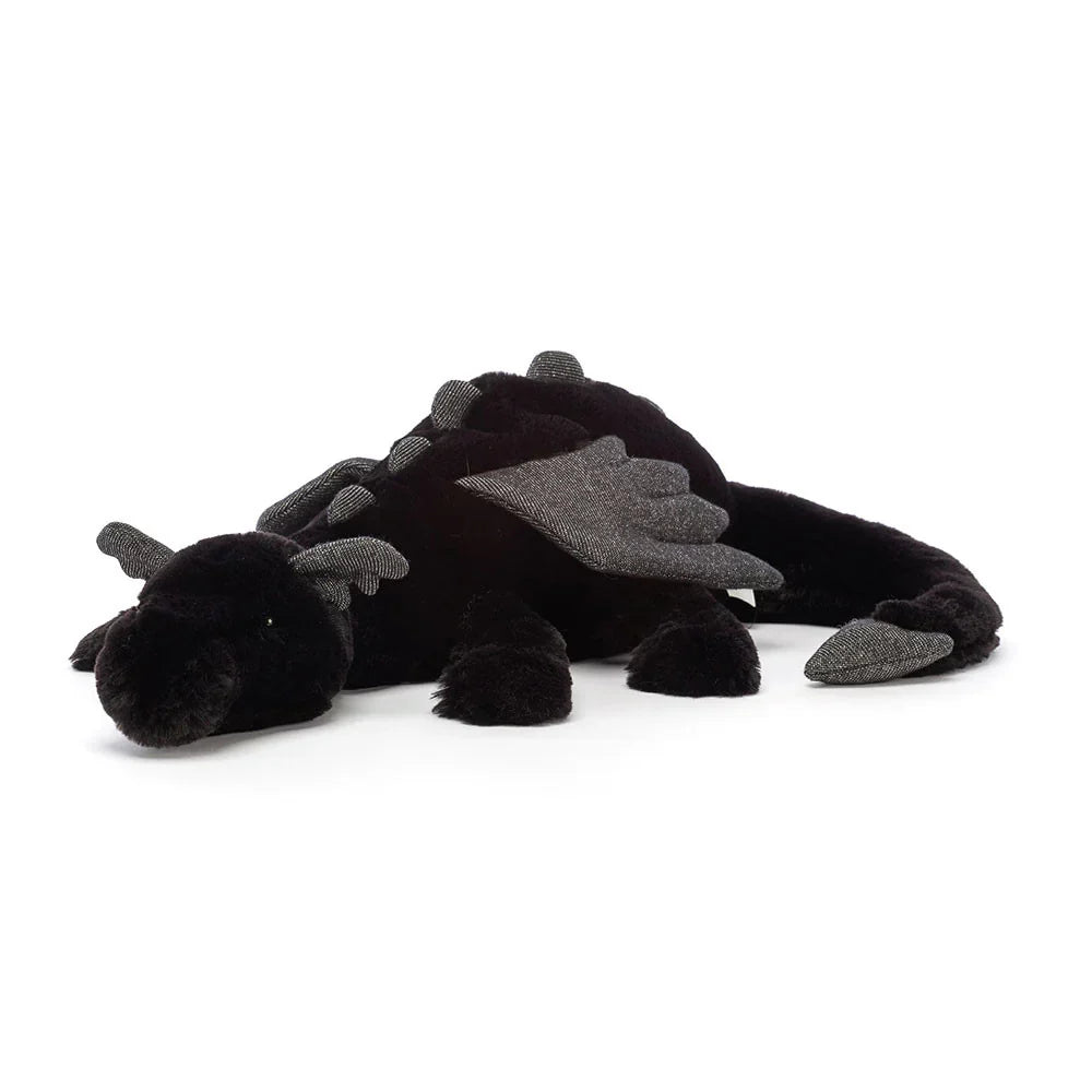 Peluche dragon douce avec ailes, jouet fantastique pour enfants, décoration de chambre, cadeau | Sansoti