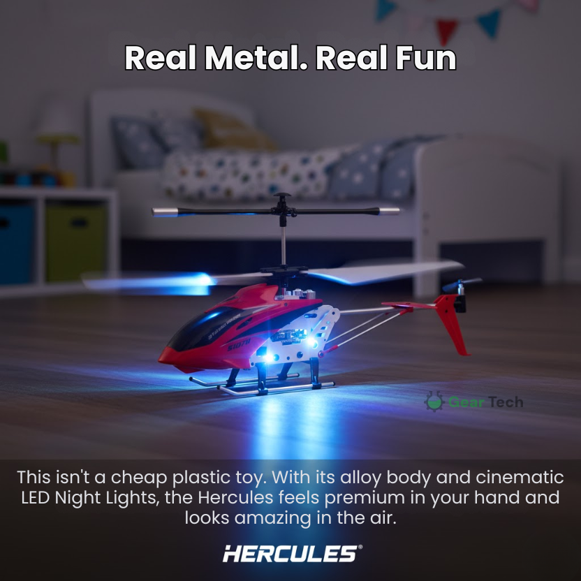 Bestuurbare RC Helikopter 3.5 Kanalen Infrarood met Gyroscoop Binnen Crimson Rood | Sansoti