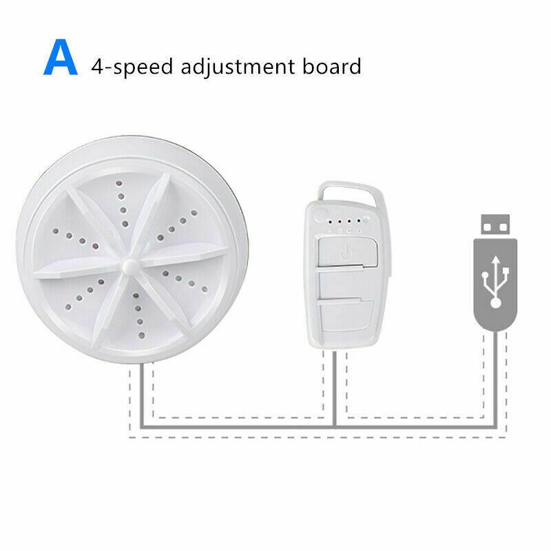 Kompaktes Ultraschall-Reinigungsgerät mit USB, multifunktional für Küche, Camping und Reisen, tragbar, praktisch | Sansoti