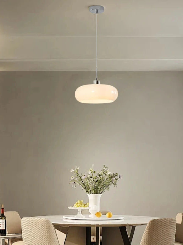 Bauhaus Glazen Hanglamp Metaal 11cm Nordic Design Eetkamer Keuken | Sansoti