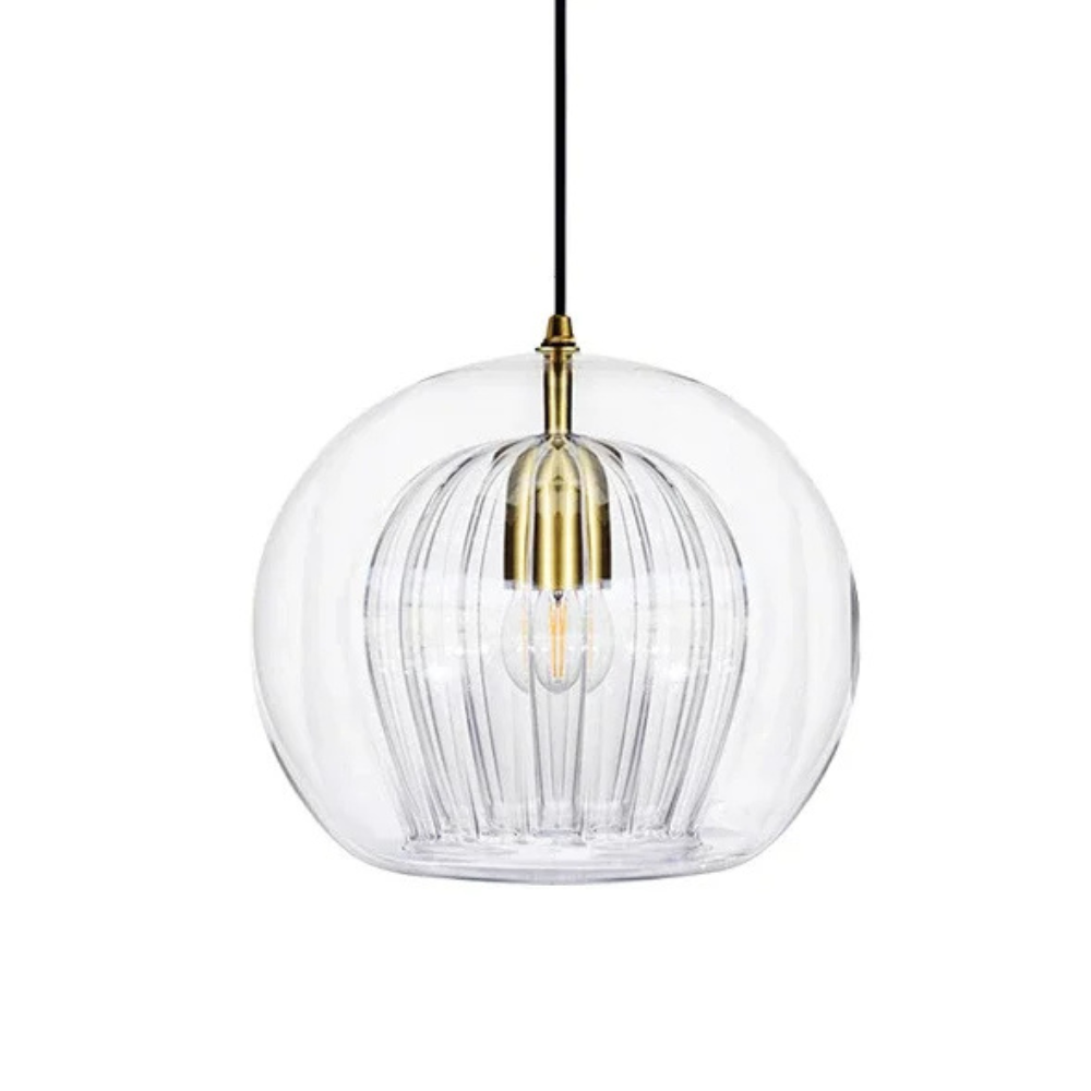 Hira glazen hanglamp E14 transparant keukeneiland eettafel moderne verlichting design lamp bar keuken verlichting | Sansoti