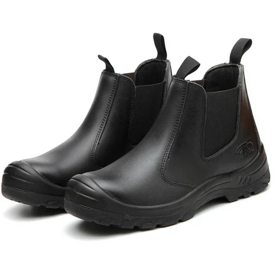 Orthopedische Werkschoenen Leer Veiligheidsneus Antislip PU-zool Schokdempend Bouw Industrie Magazijn | Sansoti