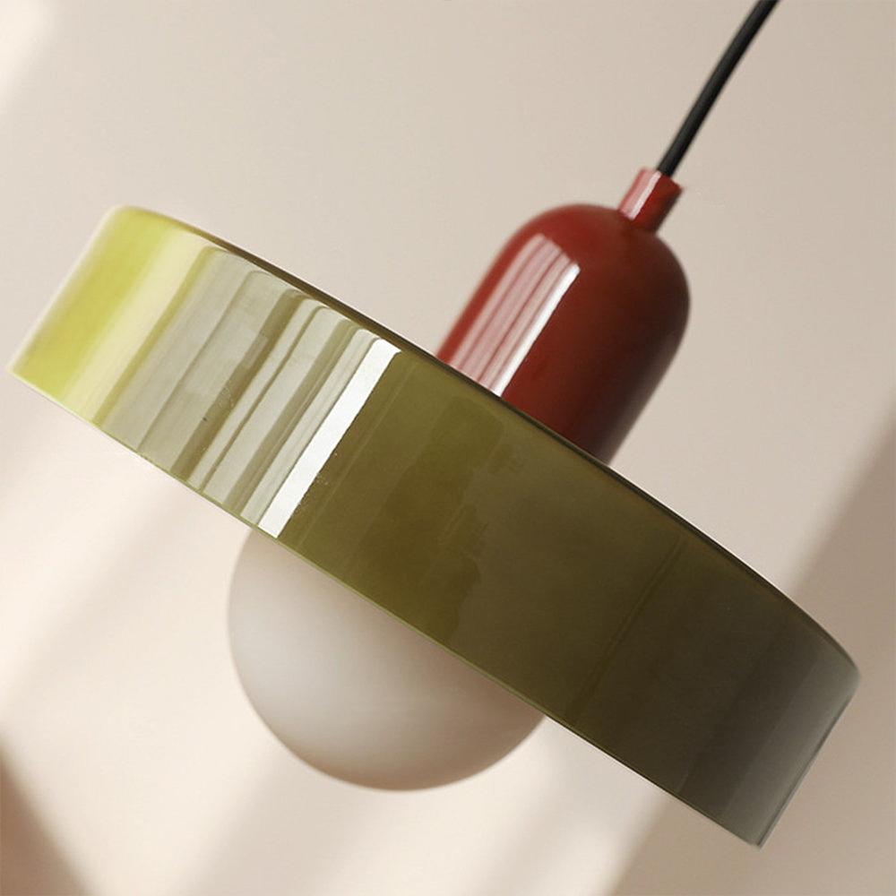 Luccon retro hanglamp glas G9 kleurrijk eettafel keuken verlichting design modern vintage | Sansoti