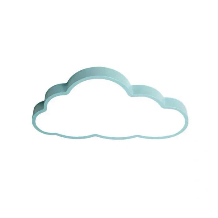 Plafonnier nuage pour chambre d'enfant, LED blanc chaud, 50 cm, acrylique, éclairage ludique, chambre de bébé, éclairage plafonnier design | Sansoti