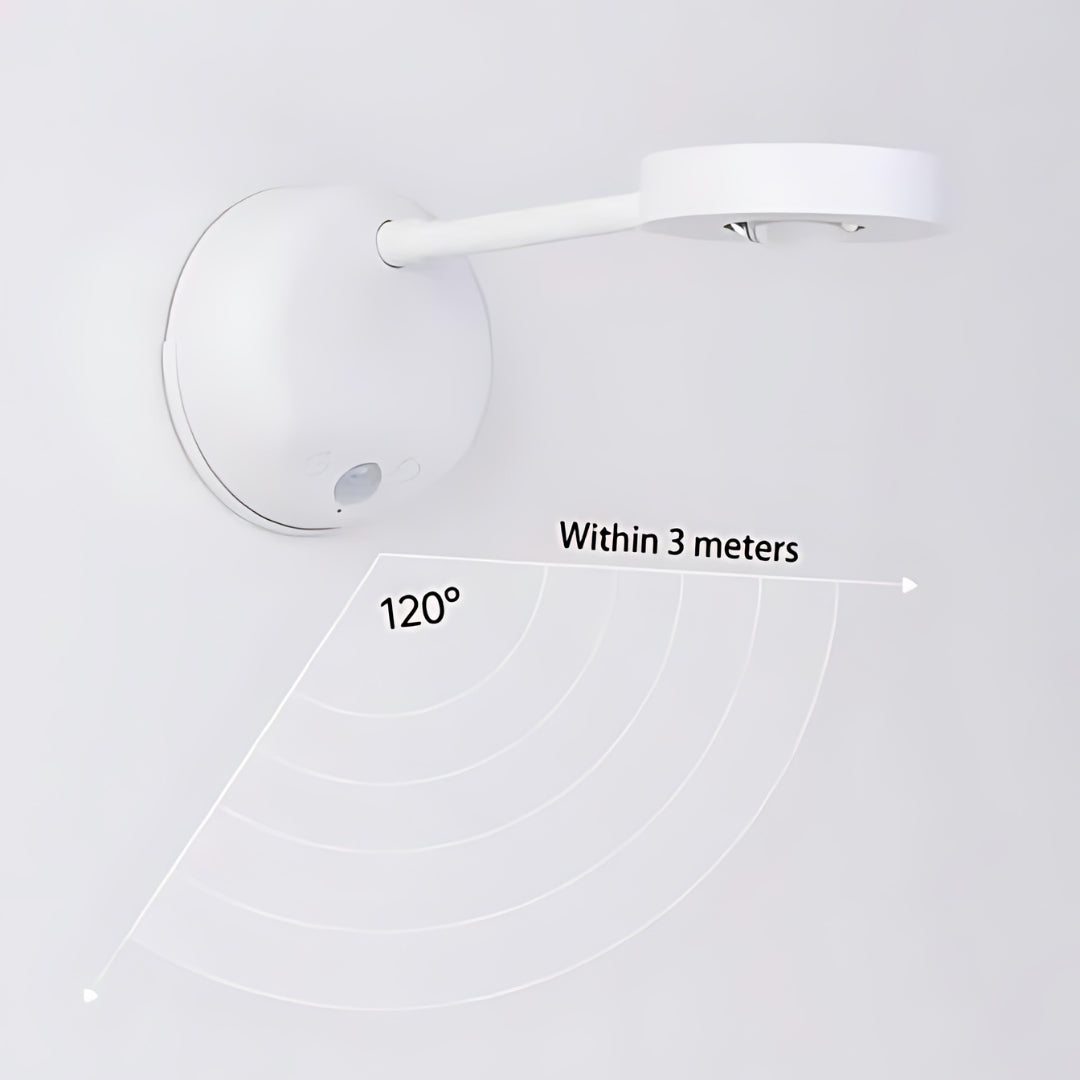 Draadloze LED Spotverlichting met Bewegingssensor 360° Verstelbaar Warm/Neutraal/Koel Wit Oplaadbaar USB-C | Sansoti