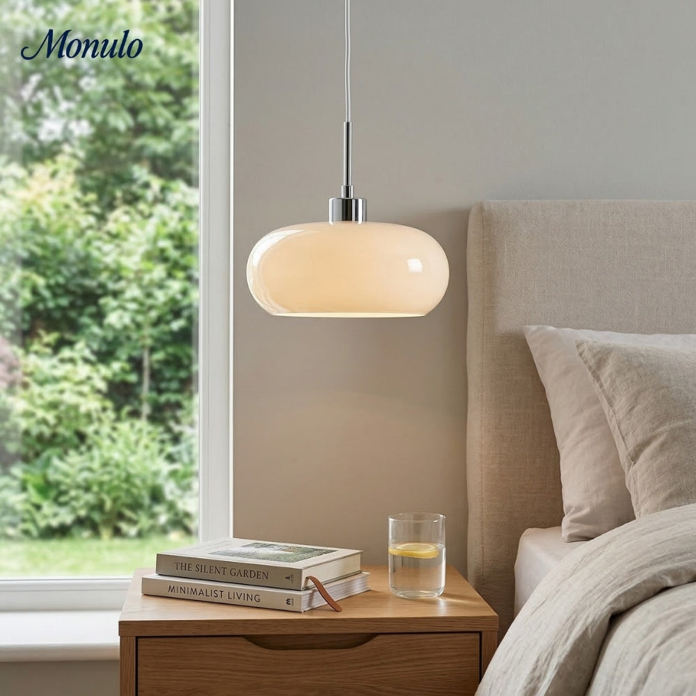 Bauhaus Glazen Hanglamp Metaal 11cm Nordic Design Eetkamer Keuken | Sansoti