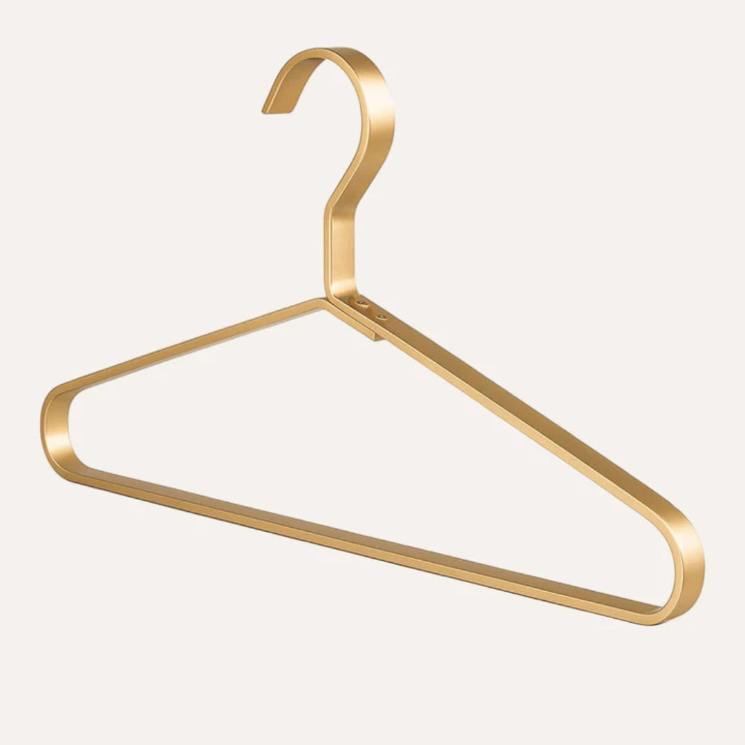 Luxe Metalen Kledinghangers Set van 4 Stuks Ruimtebesparend Antislip Design Georganiseerde Garderobe Kast | Sansoti