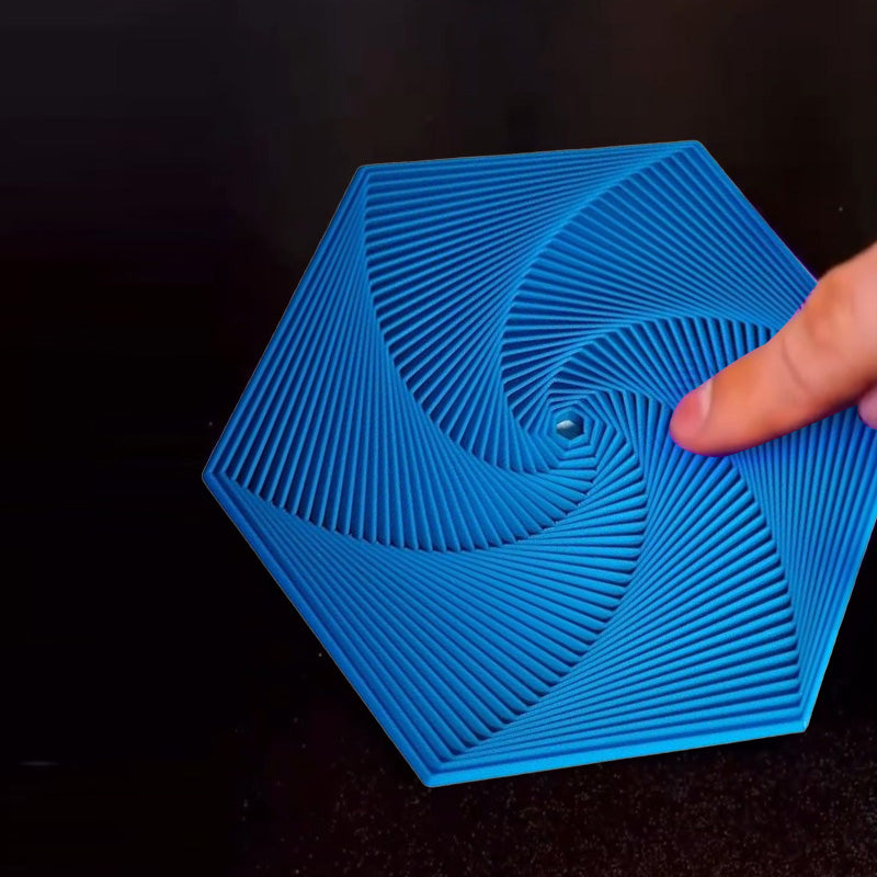 Zeshoekig Fidget Speelgoed met Fractale Patronen voor Ontspanning en Concentratie | Sansoti