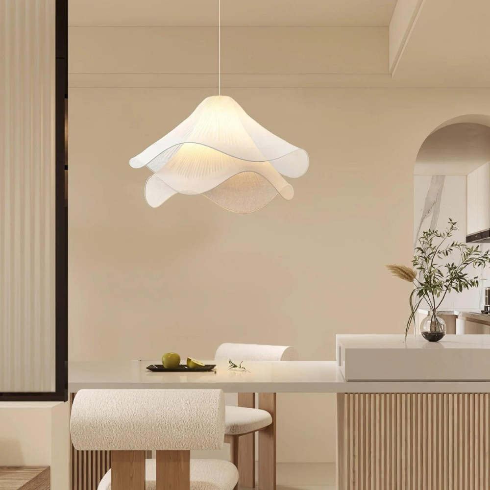 Hanglamp Japandi Stof Rond Scandinavisch Design E27 40-80cm Warm Licht | Sansoti