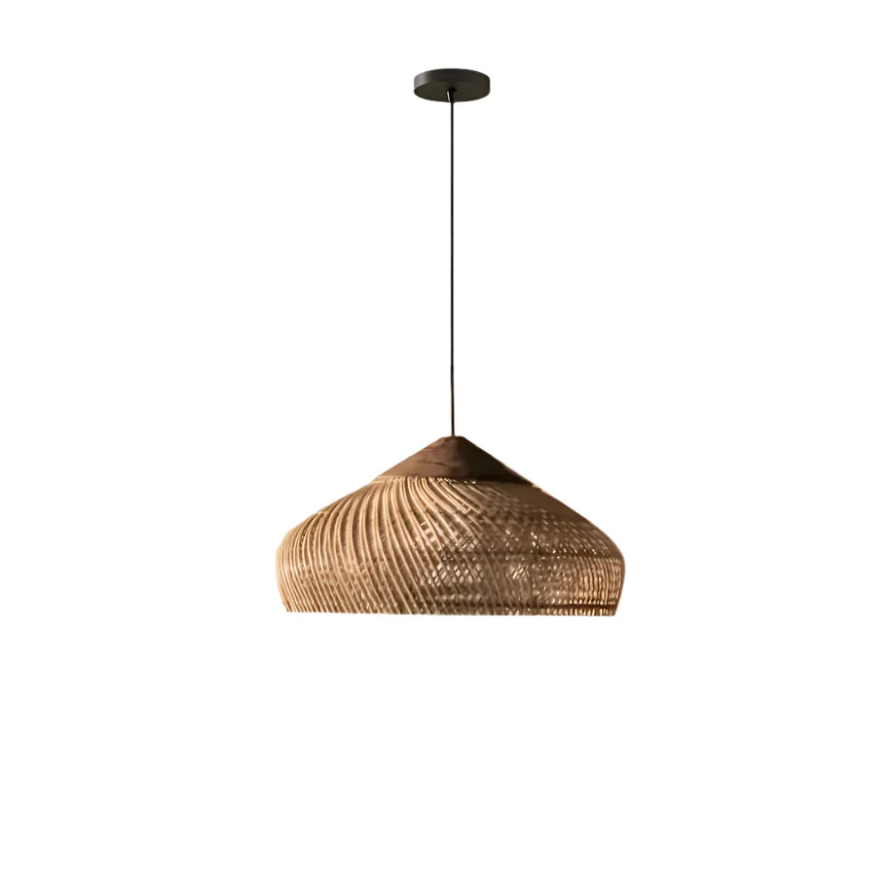 Hanglamp Rattan Bamboe Handgevlochten Bohemian Retro E27 Ø40 Ø60 Eetkamer | Sansoti