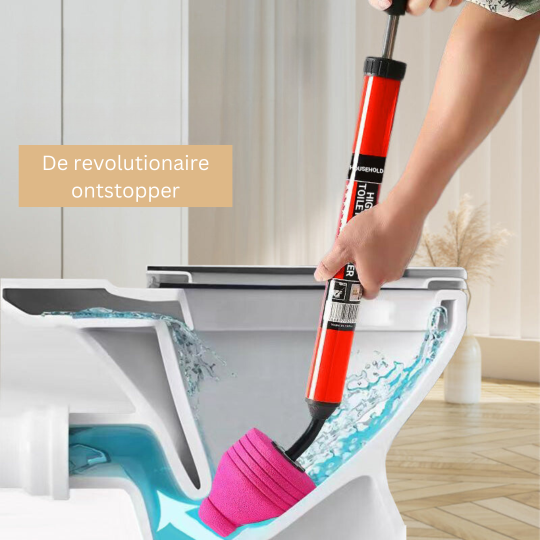 Hogedrukreiniger Afvoerstopper met Pneumatische Technologie voor Toilet Gootsteen Verstoppingen – Effectieve Ontstopper | Sansoti
