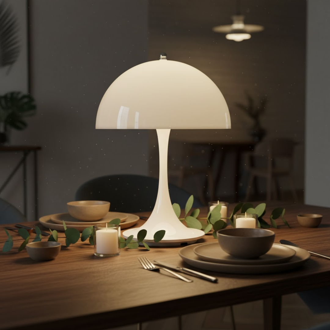 Lampe de table sans fil avec éclairage LED, rechargeable et design scandinave | Restfield