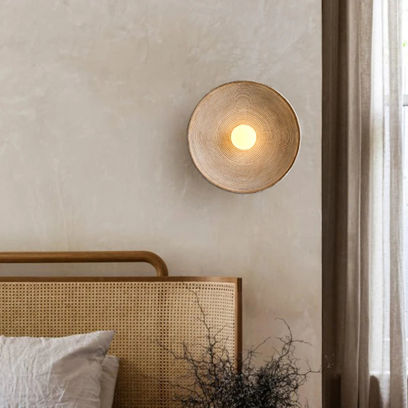 Wandlamp Rond Maan Design LED G4 Japandi Scandinavisch Ø20 Ø50 | Sansoti
