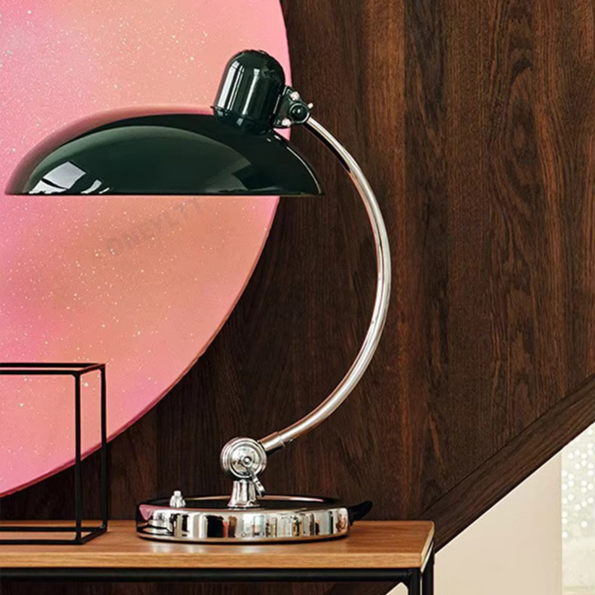 Metal Table Lamp Arch-Shaped 3 Color Temperatures Adjustable 35cm Reading Lamp Desk Bedroom Study Dimmable | Sansoti