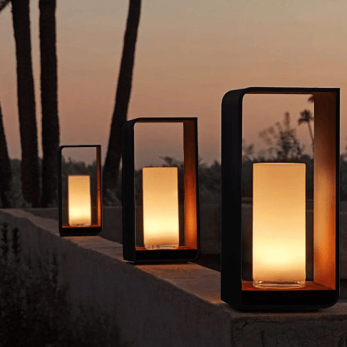 Solar LED Pathway Lighting Aluminium Frame Grey Waterproof IP65 Lawn Garden Patio Gallery Outdoor Lighting | Sansoti