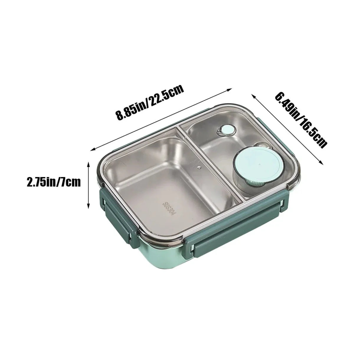 Thermoscontainer Lunchbox Isolerend Lekvrij Warm Eten Onderweg Compact Meenemen | Sansoti