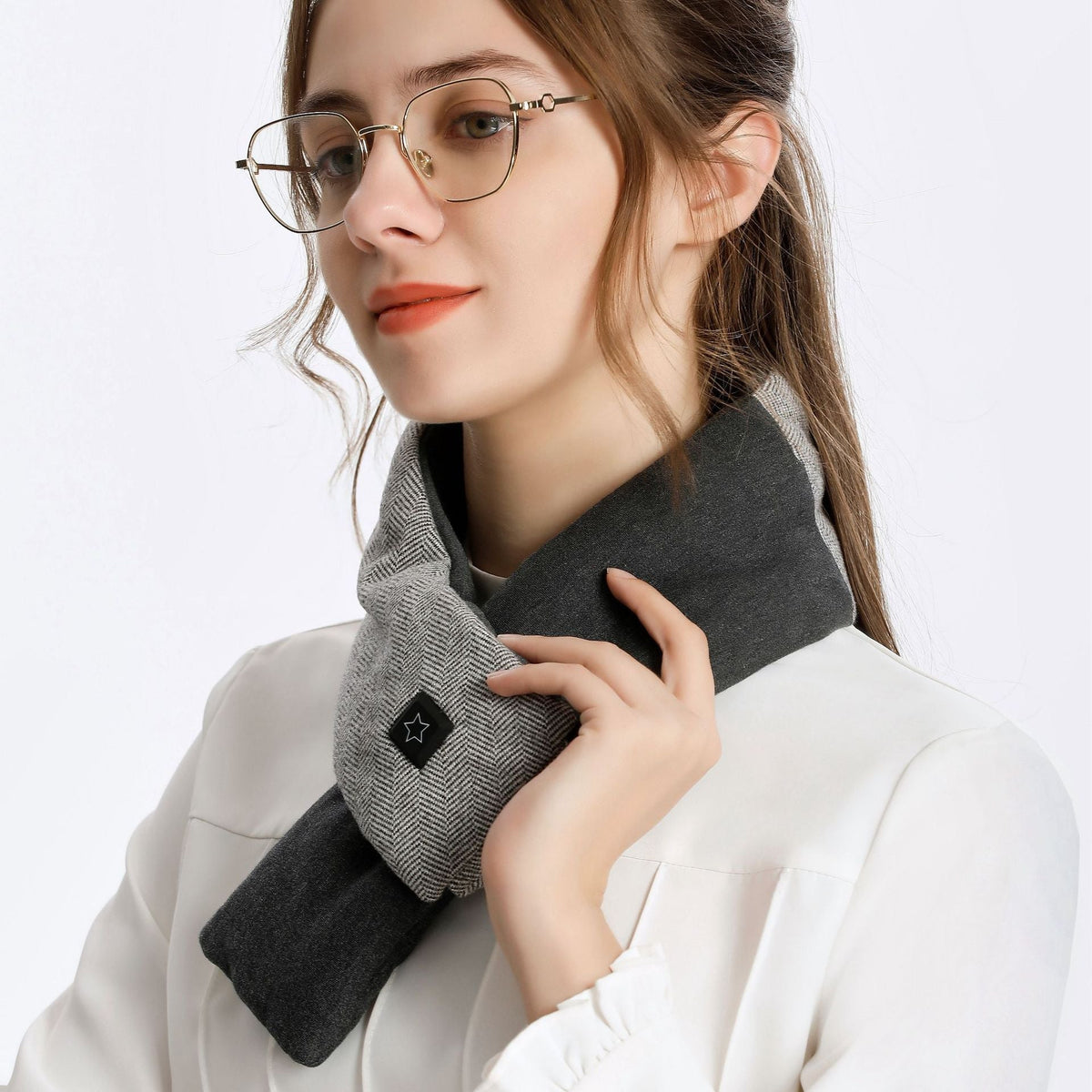 Heated Scarf with USB Connection, Neck Warmer, Adjustable Temperature, Soft Winter Neck Scarf for Women and Men | Sansoti