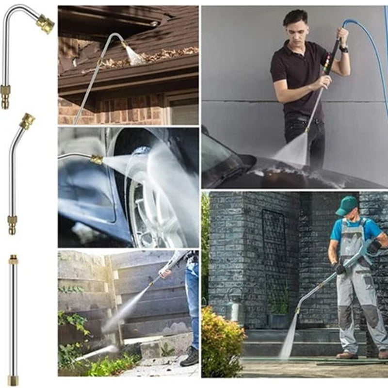 Telescopische Reinigingsstang Verstelbaar Uitschuifbaar voor Hoogwerker Gevelreiniging Dakgoot Dakraam Veilig Werken op Afstand Professioneel Tuingereedschap | Sansoti