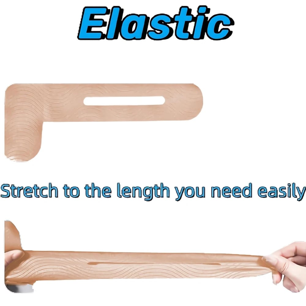 Kinesio tape préformé pour le genou, élastique et respirant, soutien sportif, liberté de mouvement et stabilité | Sansoti