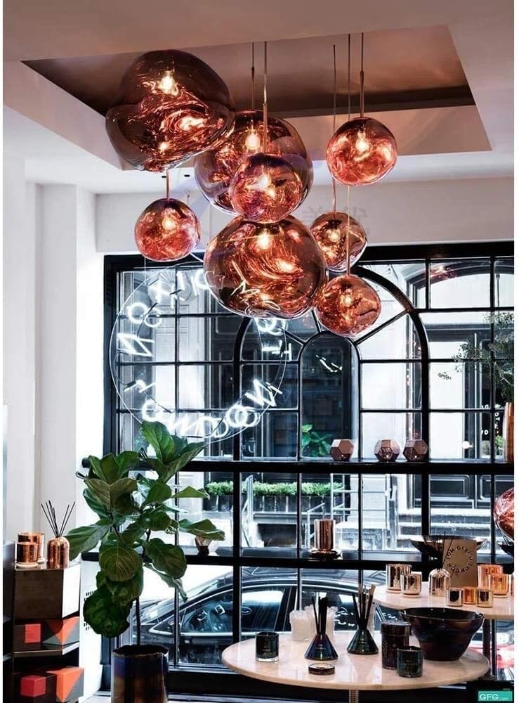 Moderne Lava Hanglamp Met Glazen Of PVC Bol En Verstelbare Ophanghoogte | Sansoti