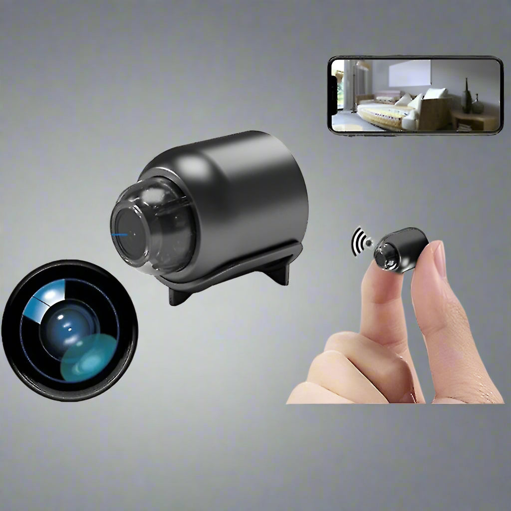 Miniatuur WiFi Camera 1080P HD 140° Groothoek Verborgen Bewegingsdetectie Nachtzicht USB Bewakingscamera Mini Spy Cam Draadloos Binnen 128GB | Sansoti