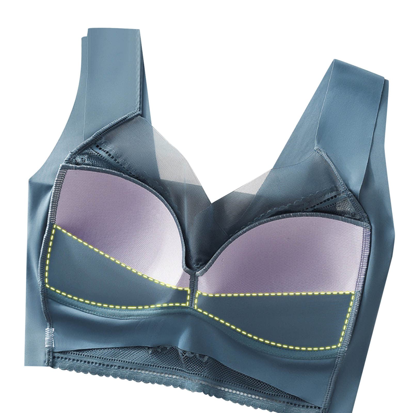 Push-up BH met Kant Draadloos Beugelloos Ondersteunend Comfortabel Ademend Stretch Dames Lingerie Elastisch | Sansoti