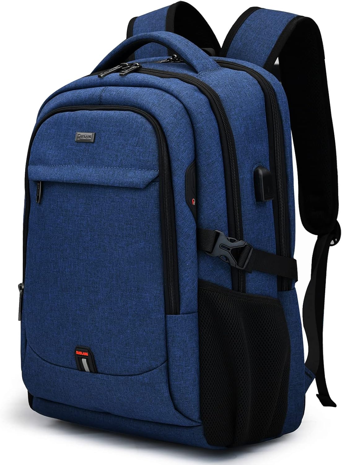 Waterdichte Laptoprugzak met USB-Oplaadpoort en Georganiseerde Vakken voor Dagelijks Werk en Reizen 33-43cm | Sansoti