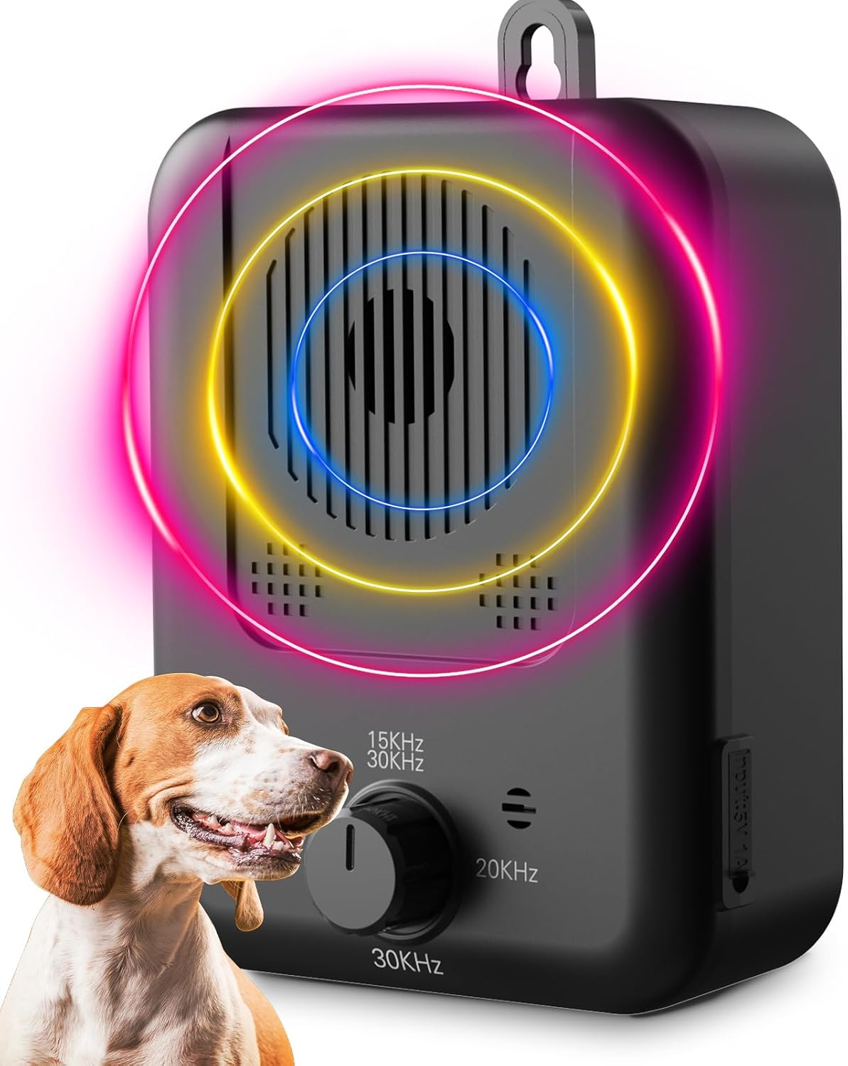 Ultrasone Anti-Blaf Apparaat Oplaadbaar met 15 meter Bereik voor Honden - Effectieve Blaftraining | Sansoti
