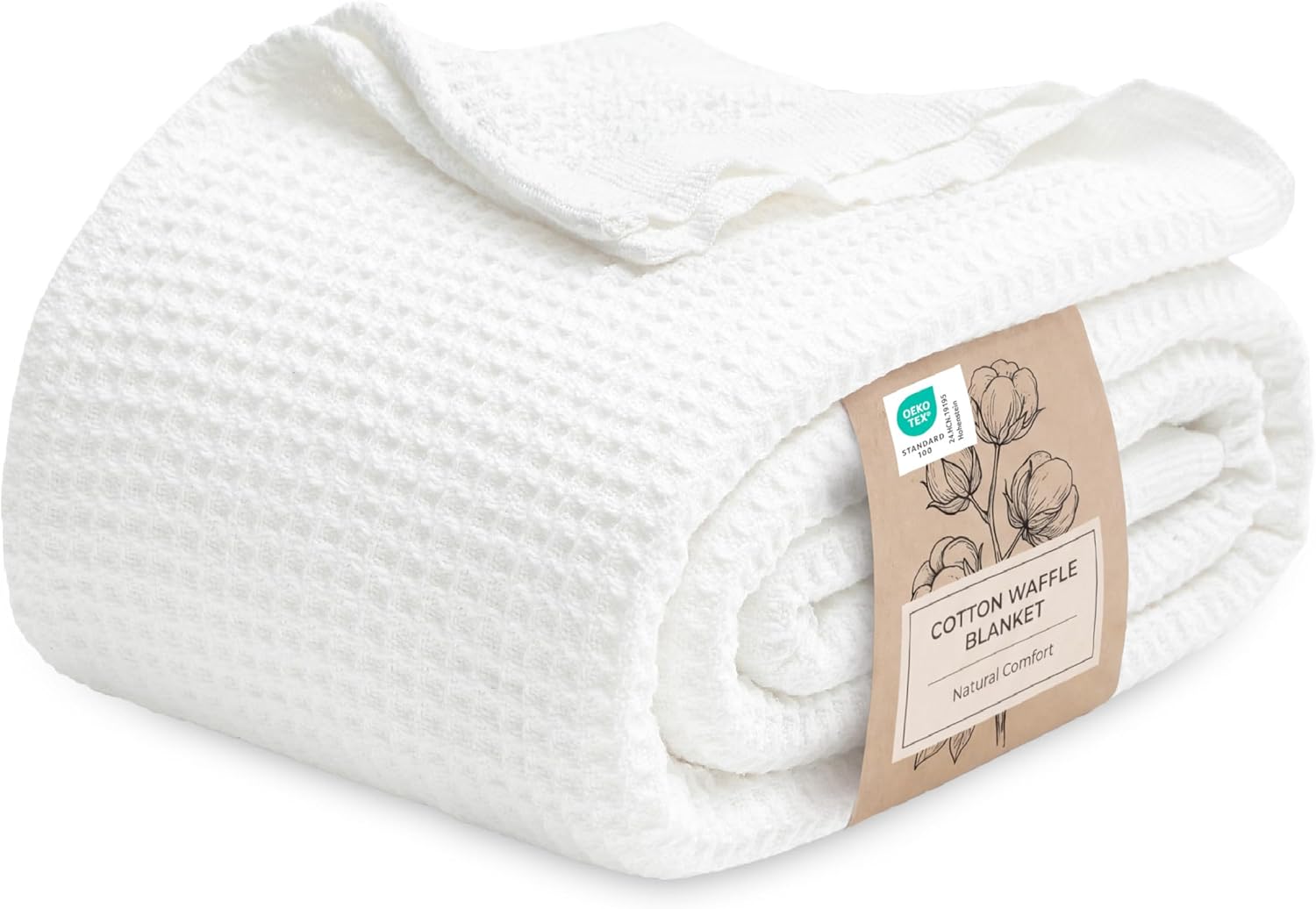 Lichtgewicht Katoenen Wafelplaid Tweepersoonsbed Zacht Ademend Deken Scandinavisch Design 90x90 cm Woonkamer | Sansoti