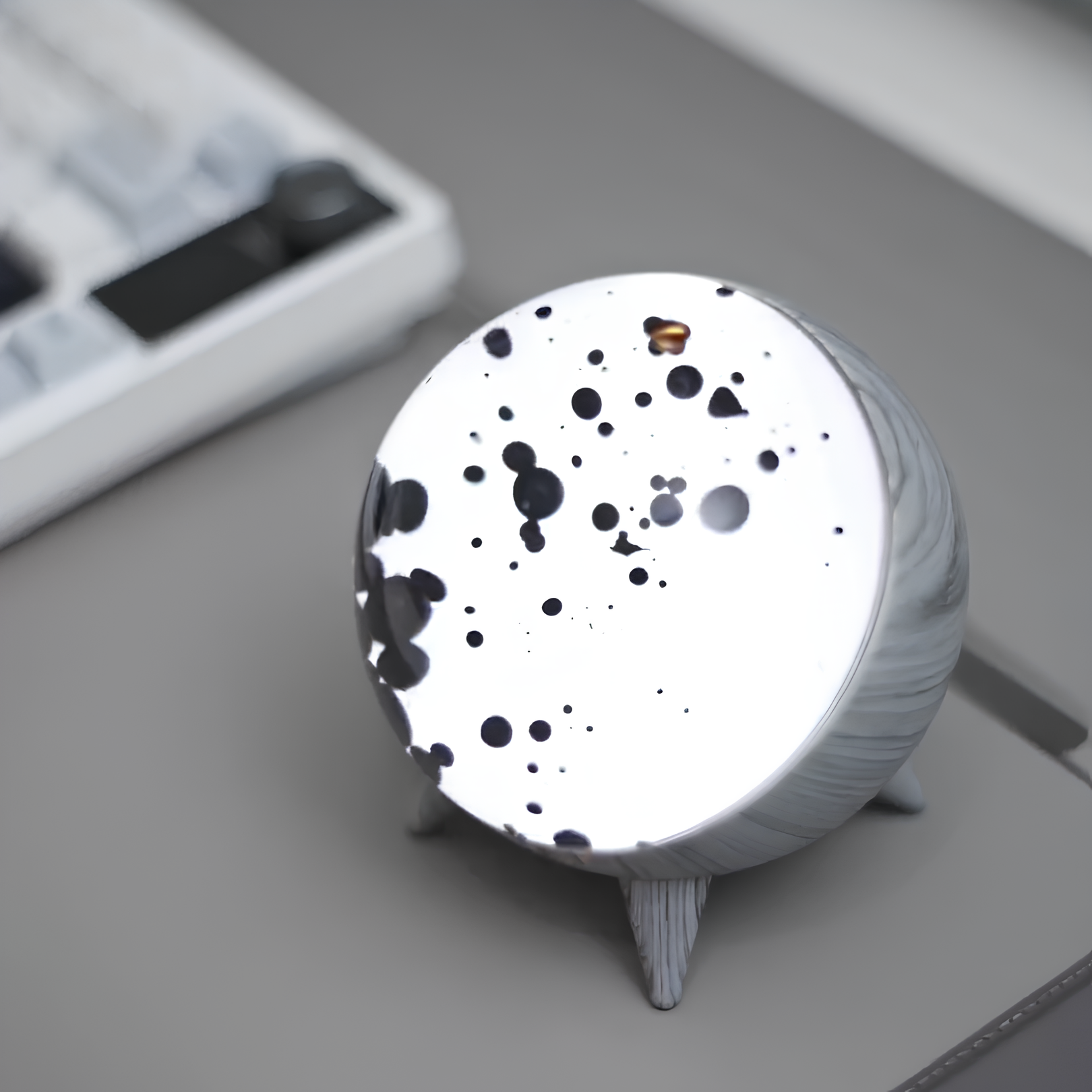 Ferrofluid Display Bluetooth Speaker ABS Glas 10,6 cm Muziek Visualizer Magnetisch Vloeistof Bureau Decoratie Cadeau Tech Kunstobject | Sansoti