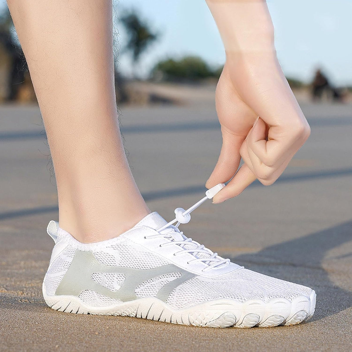 Waterdichte Barefootschoenen met Orthopedische Ondersteuning Dames Heren Brede Teenbox Zwart Wandelschoenen | Sansoti