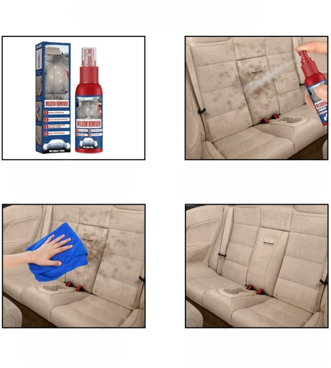 Schimmelverwijderaar Spray voor Auto 2 Stuks – Geschikt voor Leer, Stof en Kunststof Interieur | Sansoti