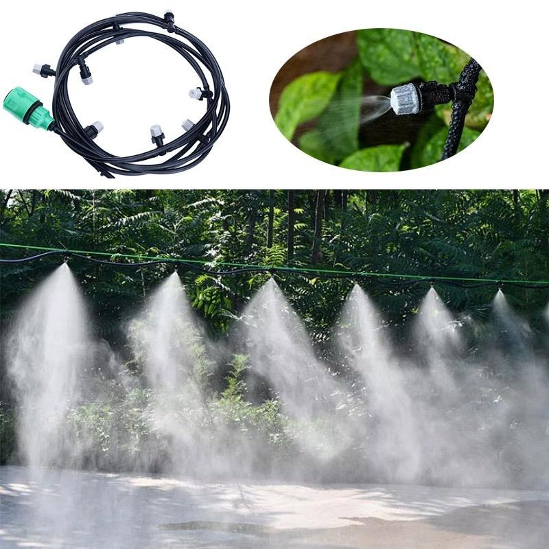 Verstelbaar Druppelirrigatiesysteem 10 Meter Automatisch Tuinbewatering Sproeiset Waterbesparend Planten | Sansoti