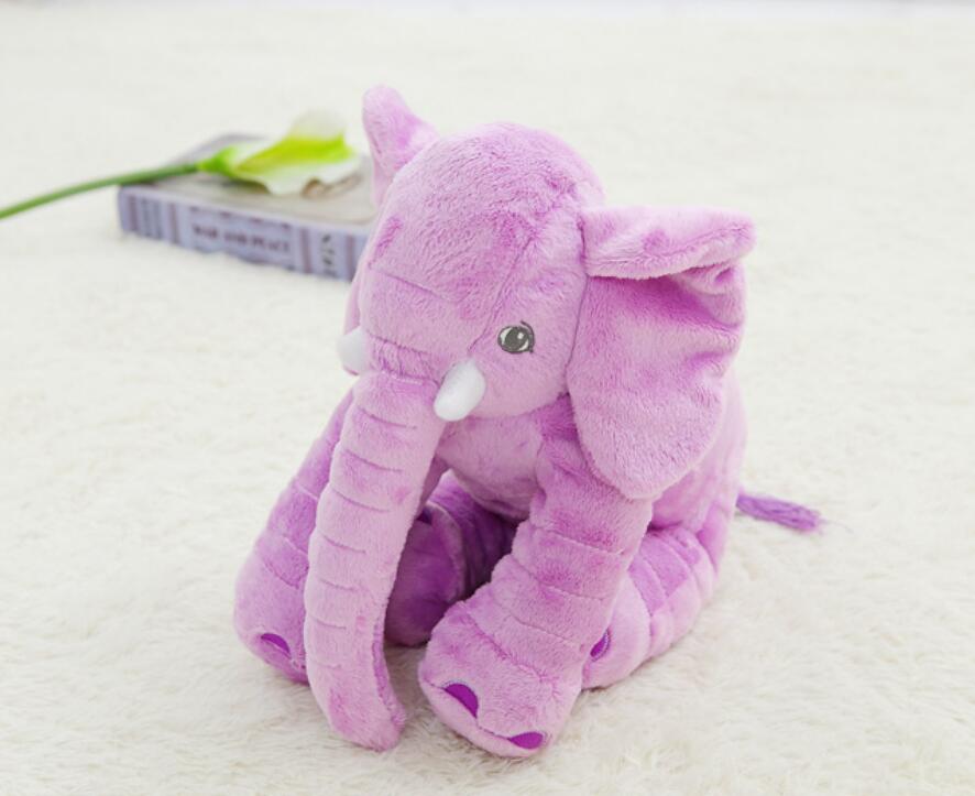 Coussin peluche éléphant pour enfants – Décoration douce pour chambre de bébé en 60 ou 80 cm pour séances photo | Sansoti