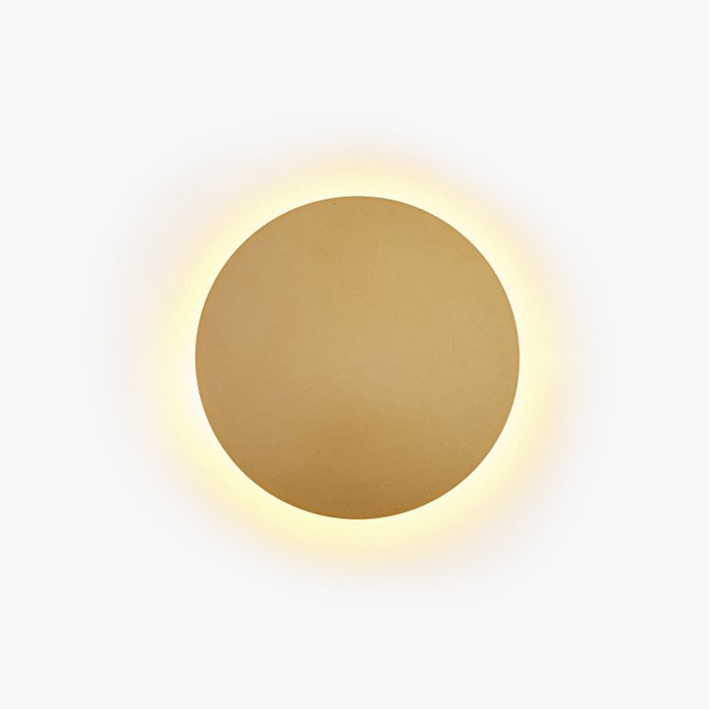 Runde Metall-Wandleuchte LED Moderne Strahlen Schwarz Weiß Gold Schlafzimmer Wohnzimmer Designbeleuchtung 20-50cm | Sansoti